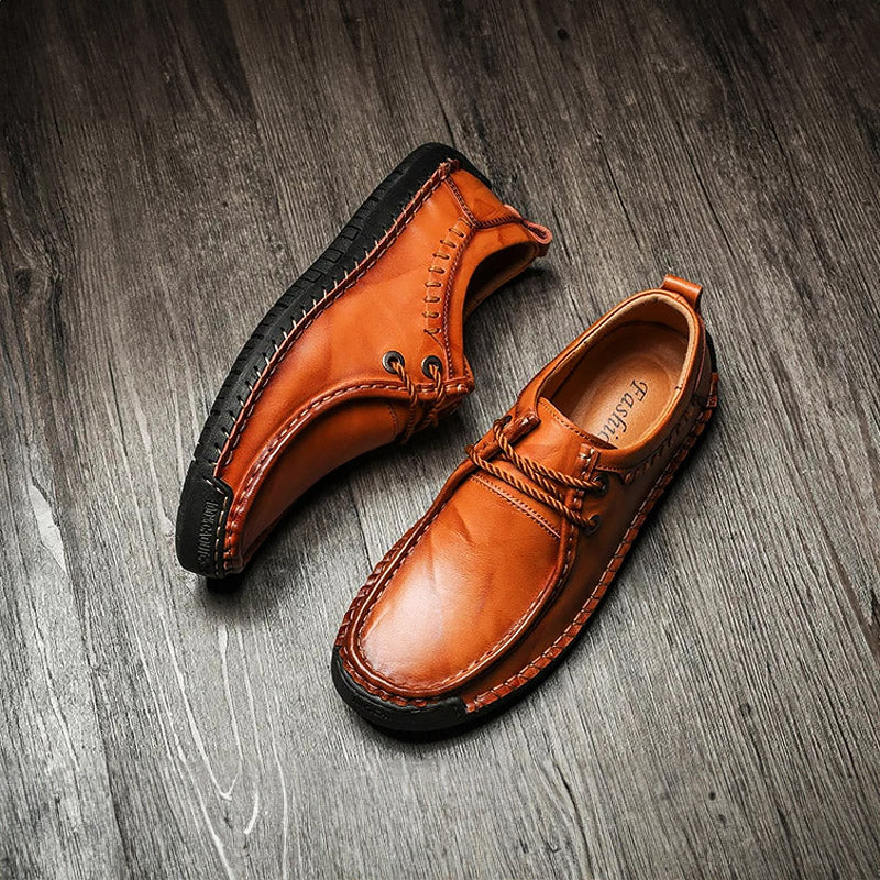 Genuine Leather Deck Loafers