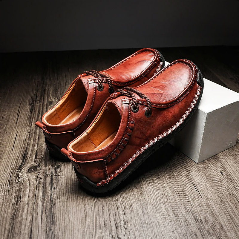 Genuine Leather Deck Loafers