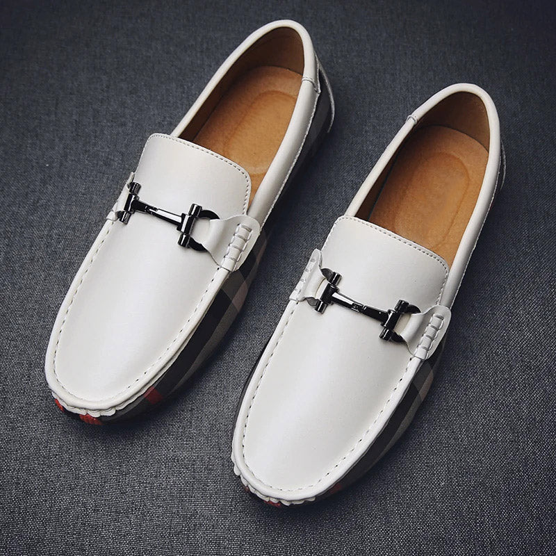 Rucci Plaid Genuine Leather Loafer