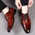 Rafael Leather Croc-Embossed Shoes