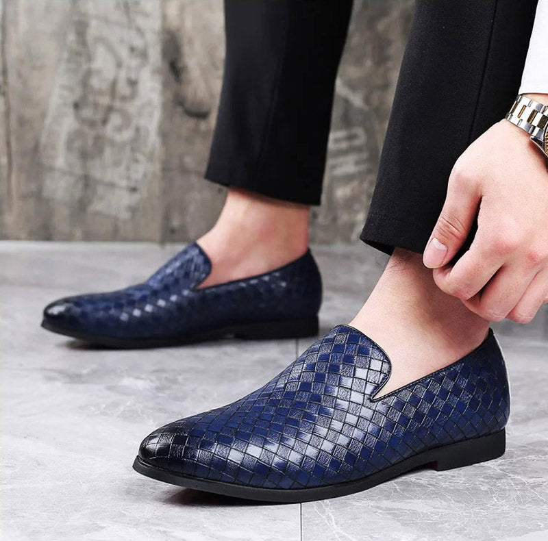 Paulo Woven Leather Loafer