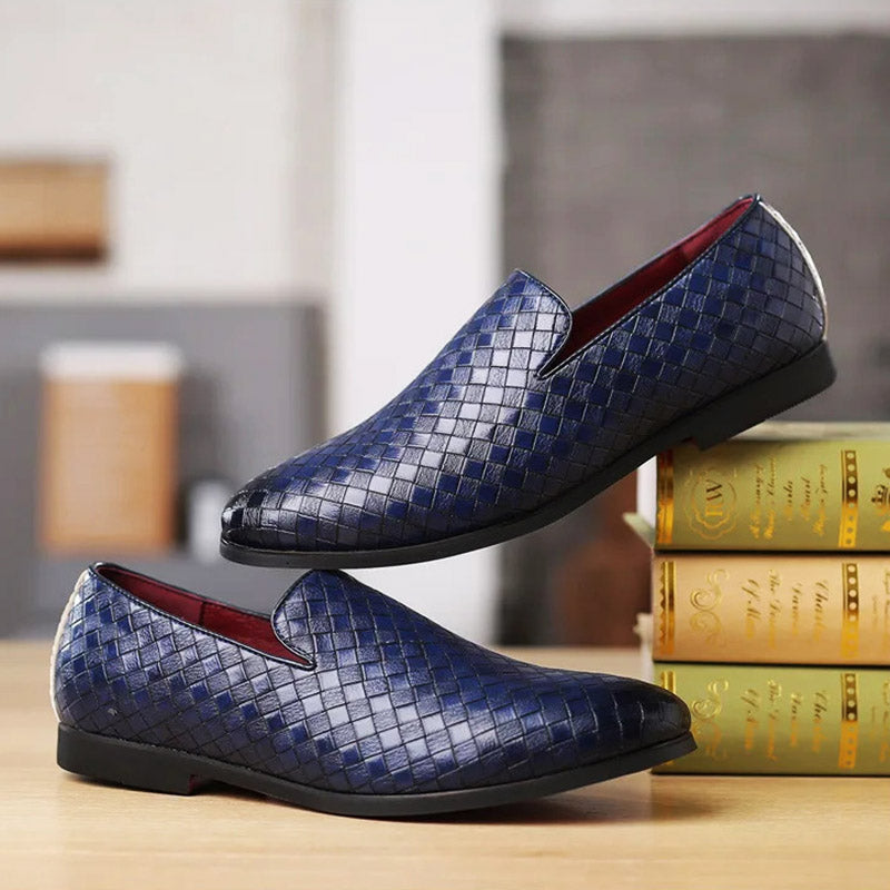 Paulo Woven Leather Loafer