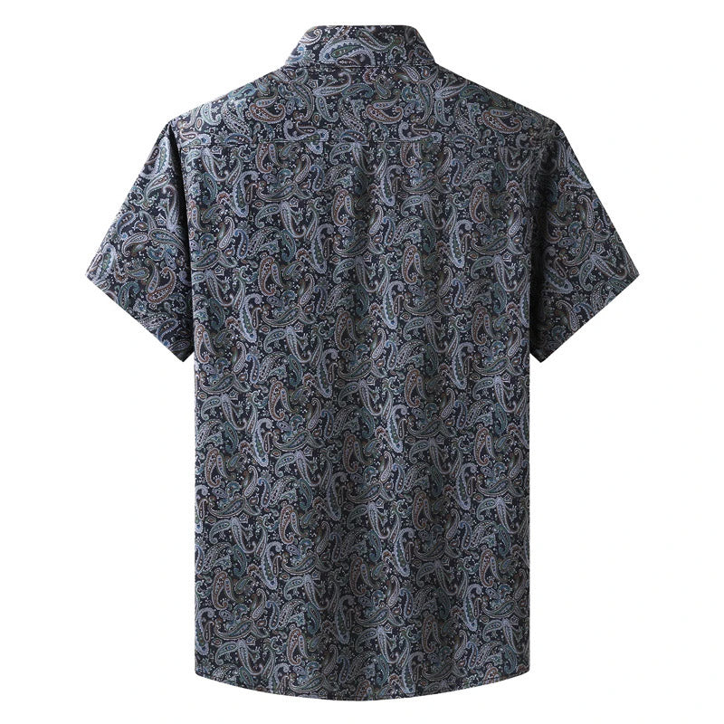 Dan Smith Mokulau Collection - Short Sleeve Button-Up Shirt
