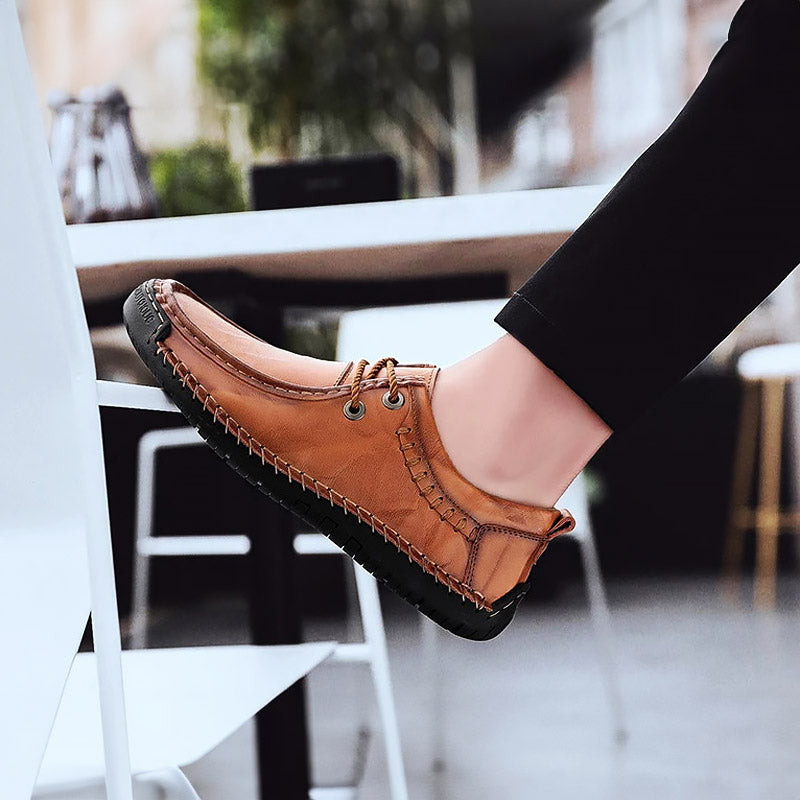 Genuine Leather Deck Loafers