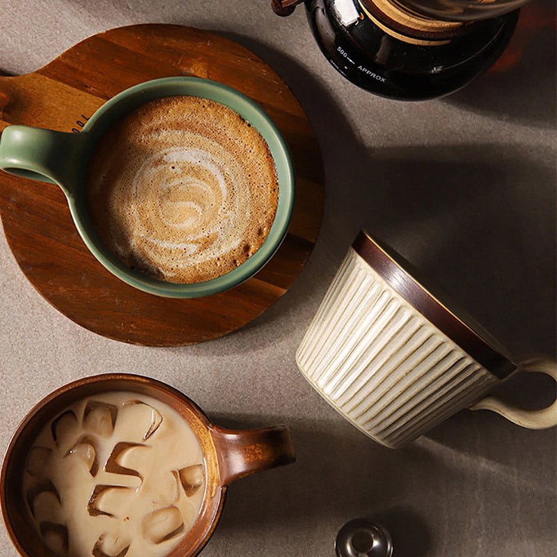 Heritage Handmade Ridged Coffee Cup