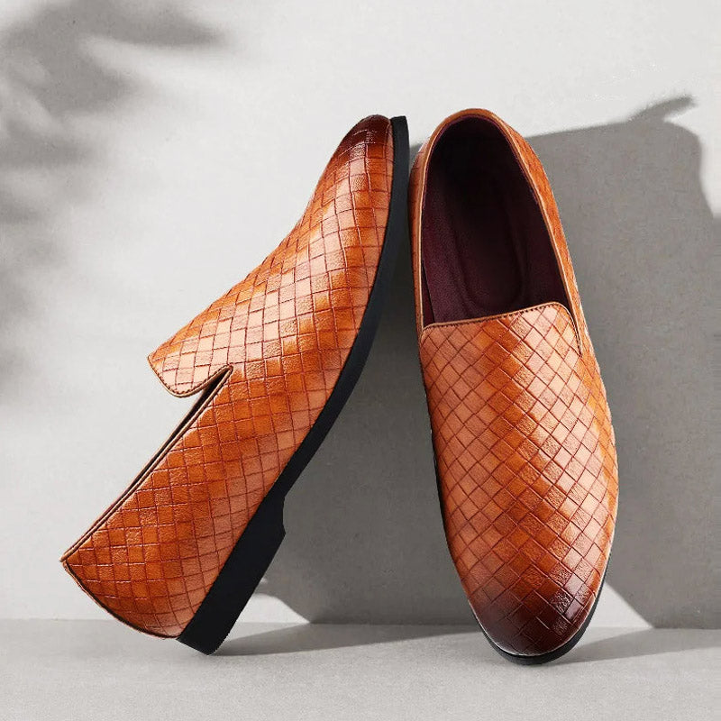 Paulo Woven Leather Loafer