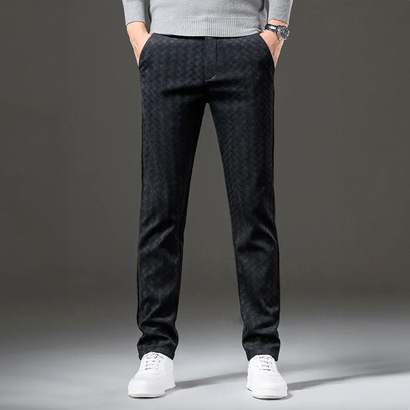 Dean Plaid Corduroy Stretch Pant