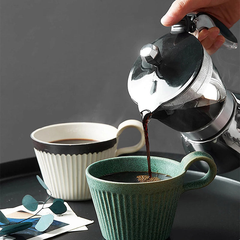 Heritage Handmade Ridged Coffee Cup