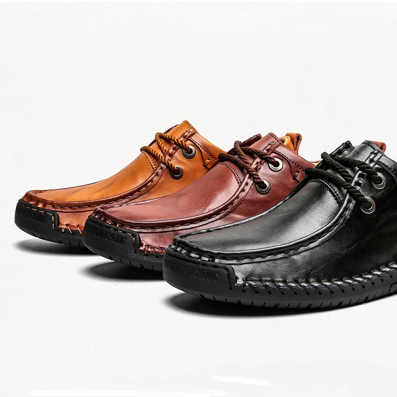 Genuine Leather Deck Loafers