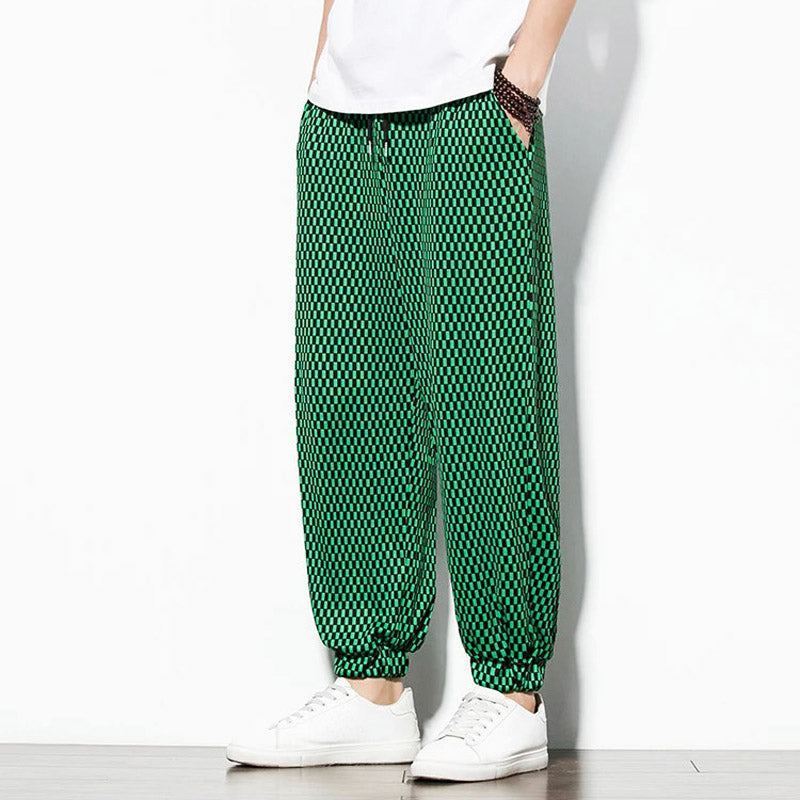 Woodley Checkered Relaxed Fit Jogger