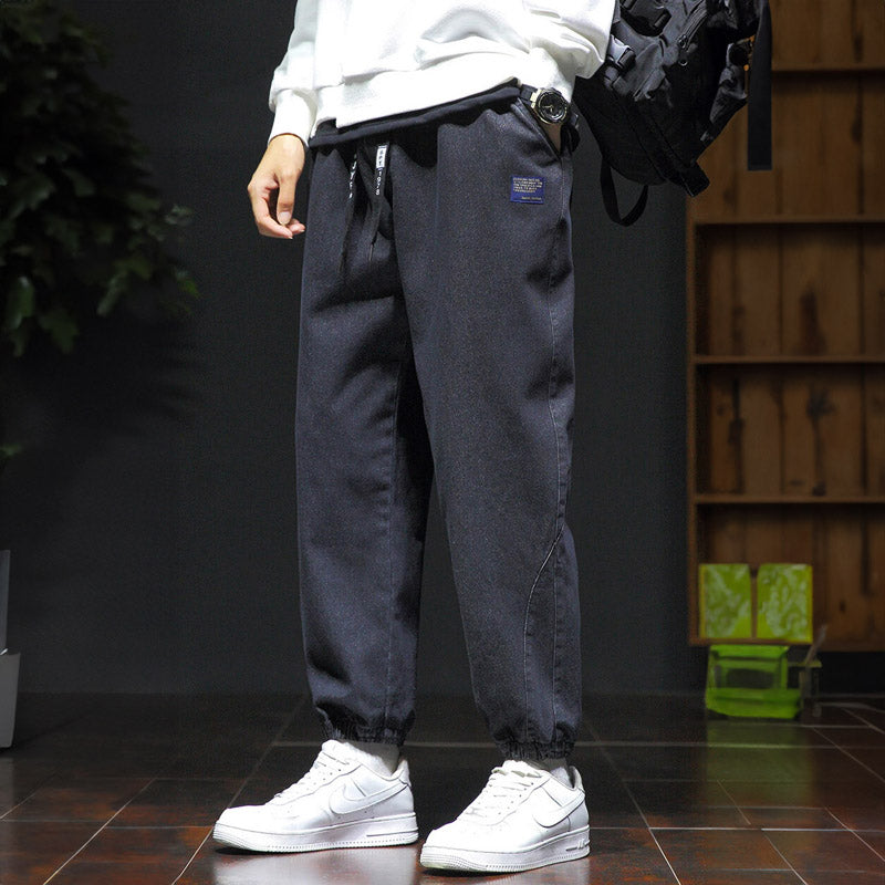 Washed Jersey Denim Jogger