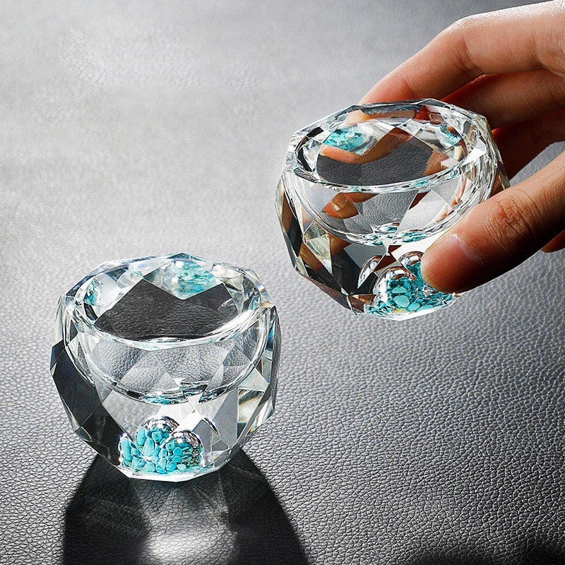 Diamond Cut Crystal Shot Glass