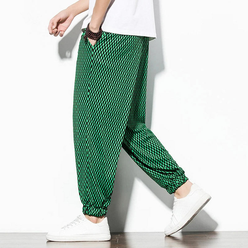Woodley Checkered Relaxed Fit Jogger