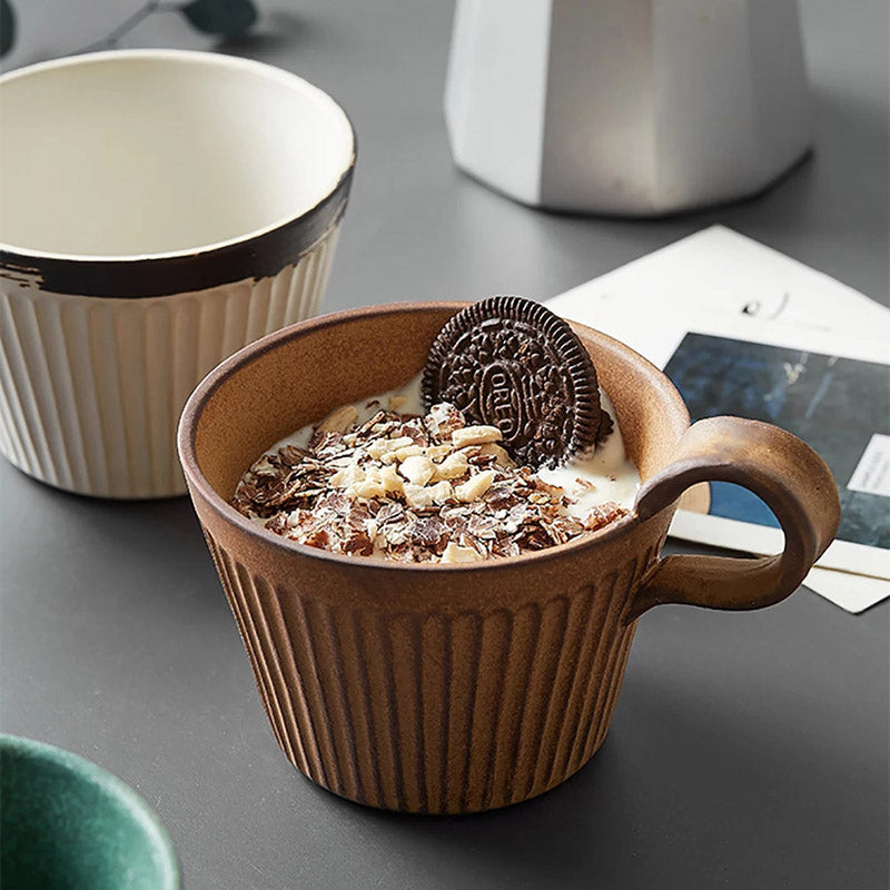 Heritage Handmade Ridged Coffee Cup