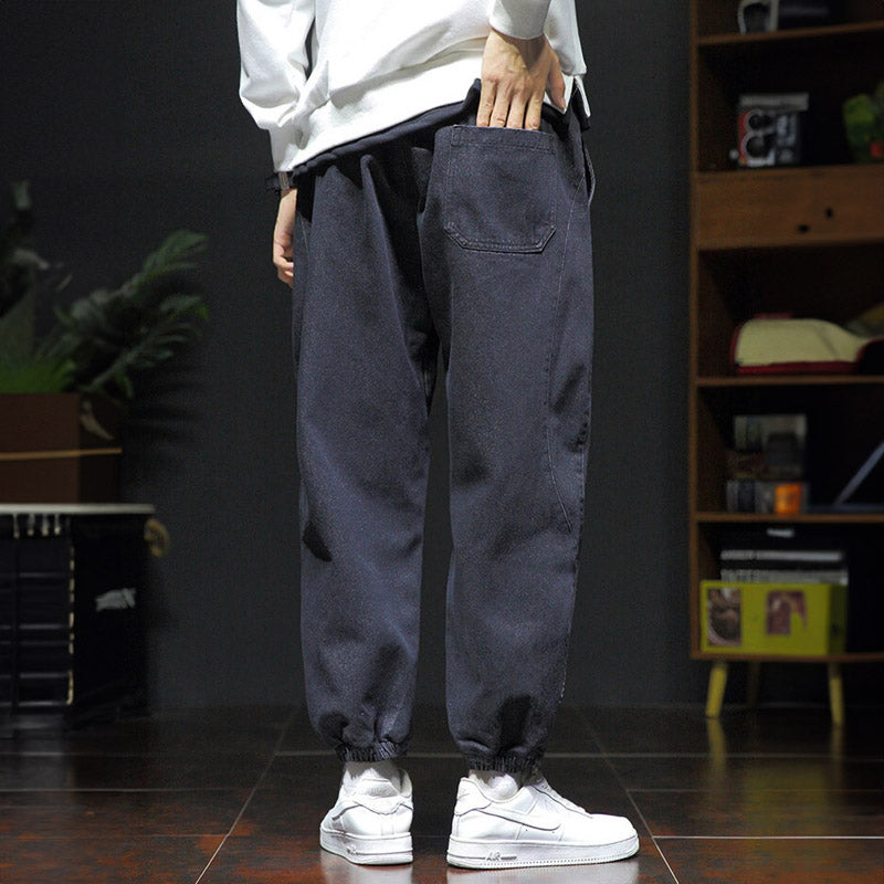 Washed Jersey Denim Jogger