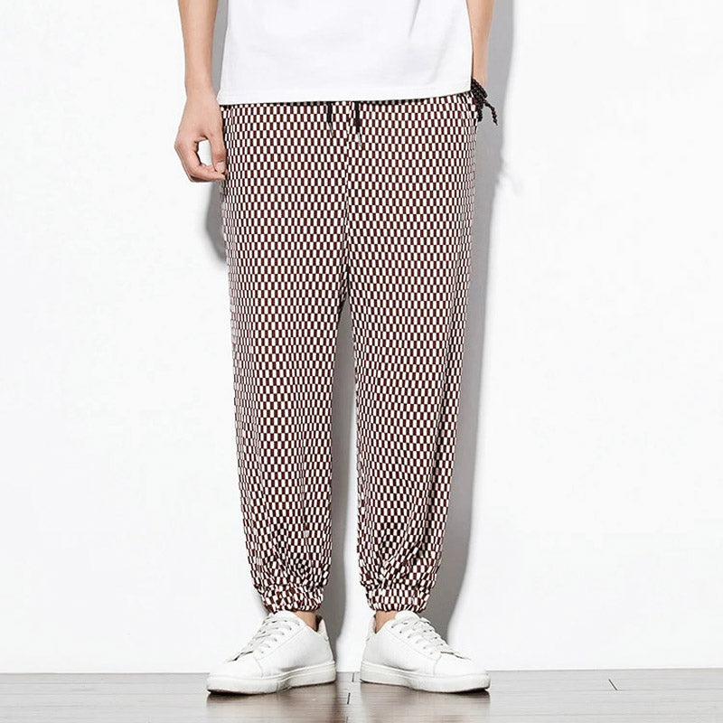 Woodley Checkered Relaxed Fit Jogger