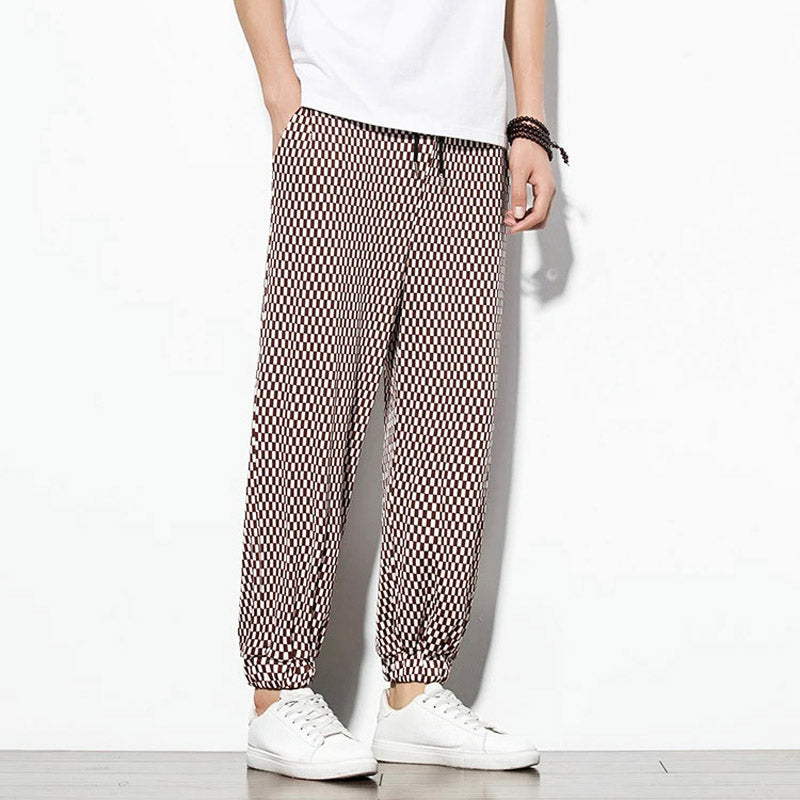 Woodley Checkered Relaxed Fit Jogger