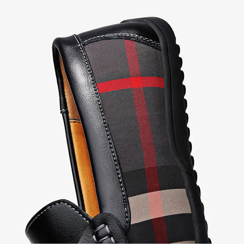 Rucci Plaid Genuine Leather Loafer