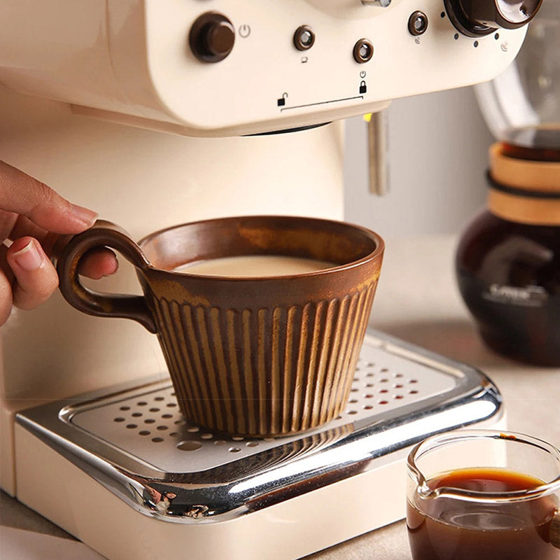 Heritage Handmade Ridged Coffee Cup