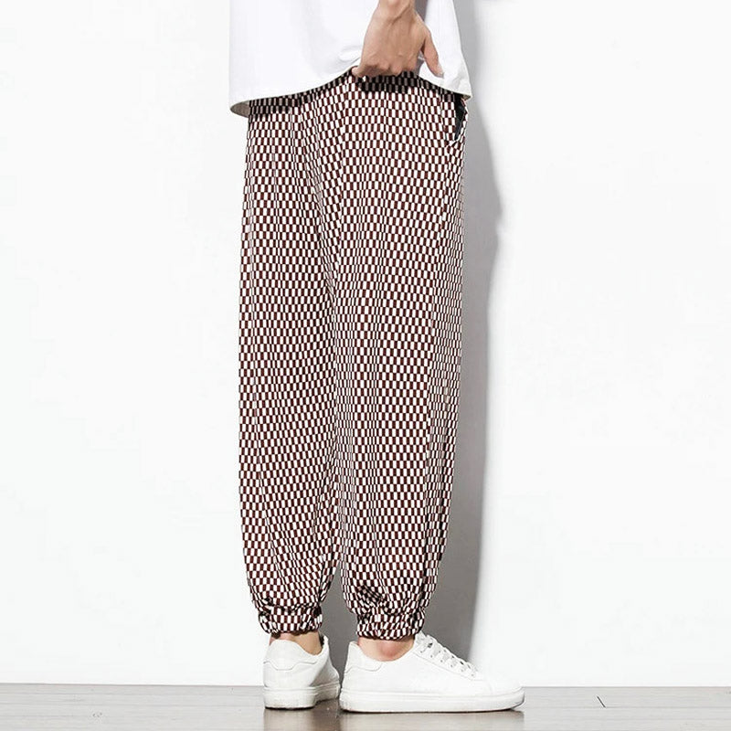 Woodley Checkered Relaxed Fit Jogger