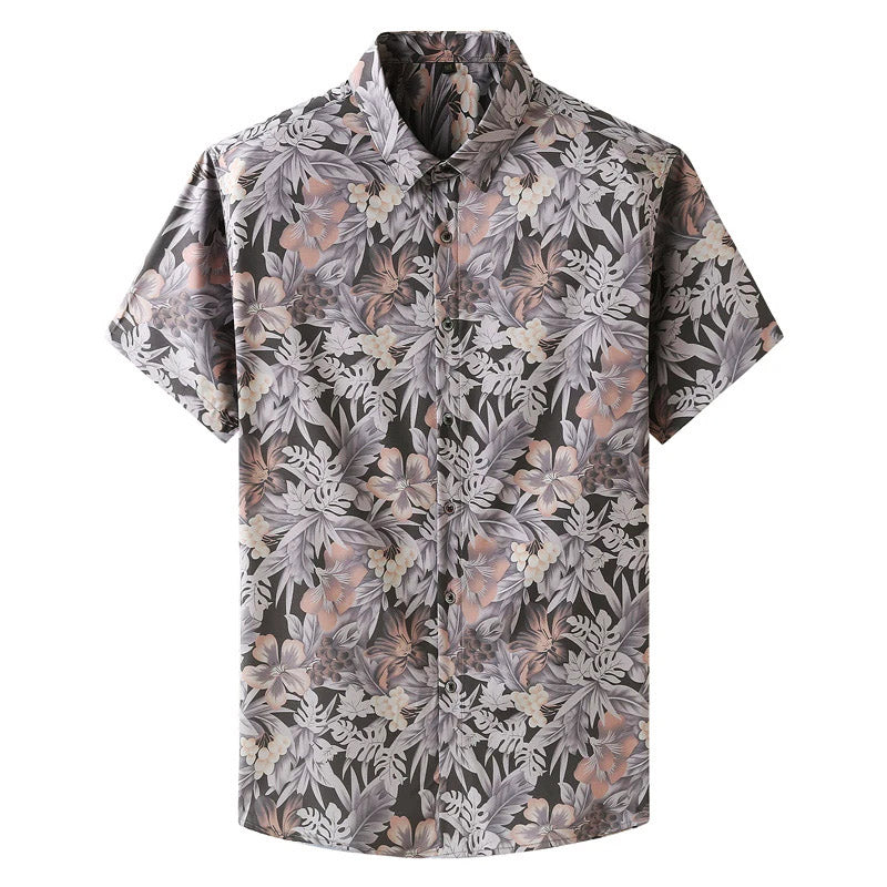 Dan Smith Laahana Collection - Short Sleeve Button-Up Shirt