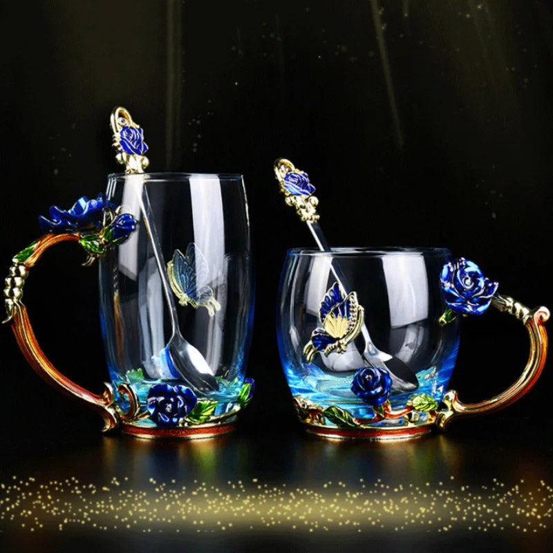 Enchanted Garden Cup &amp; Spoon Set