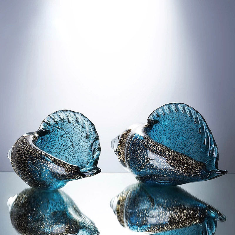 Cedar Key Hand Blown Glass Conch