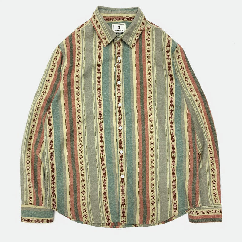 Global Heritage Striped Cotton Shirt