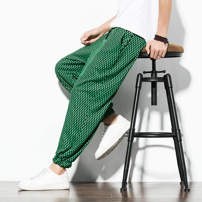 Woodley Checkered Relaxed Fit Jogger