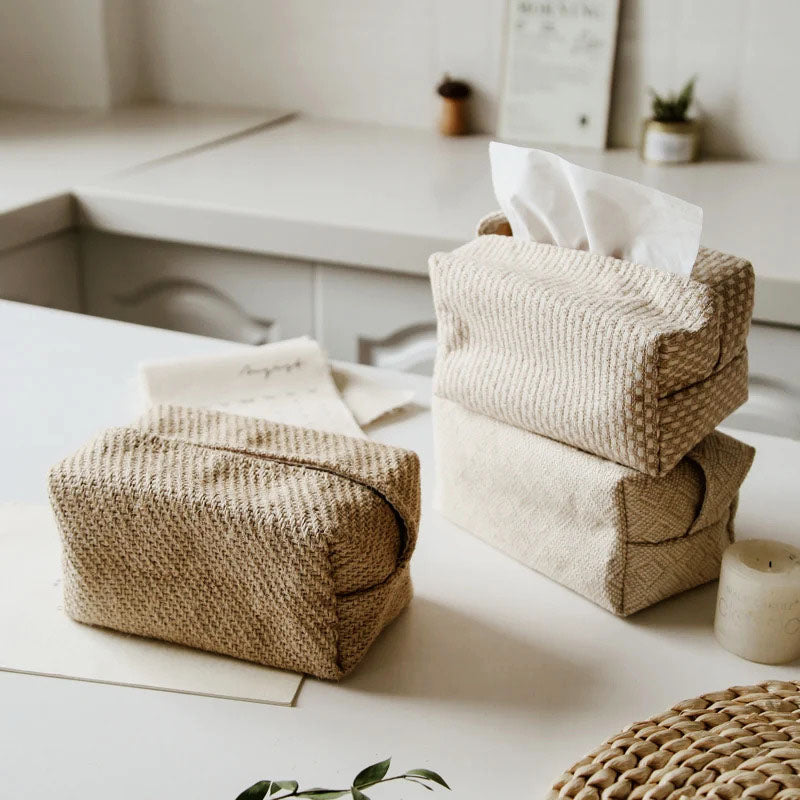 Linen Tissue Cover