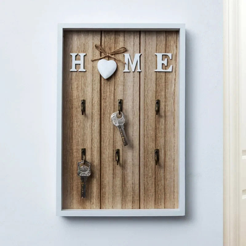 Wood Entryway Organizer