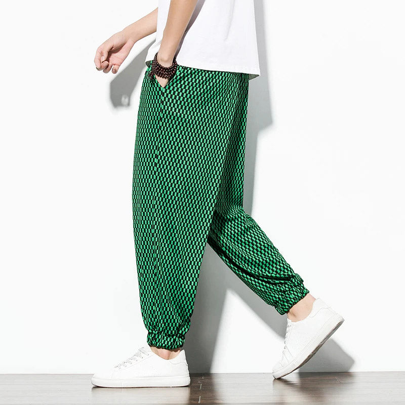 Woodley Checkered Relaxed Fit Jogger