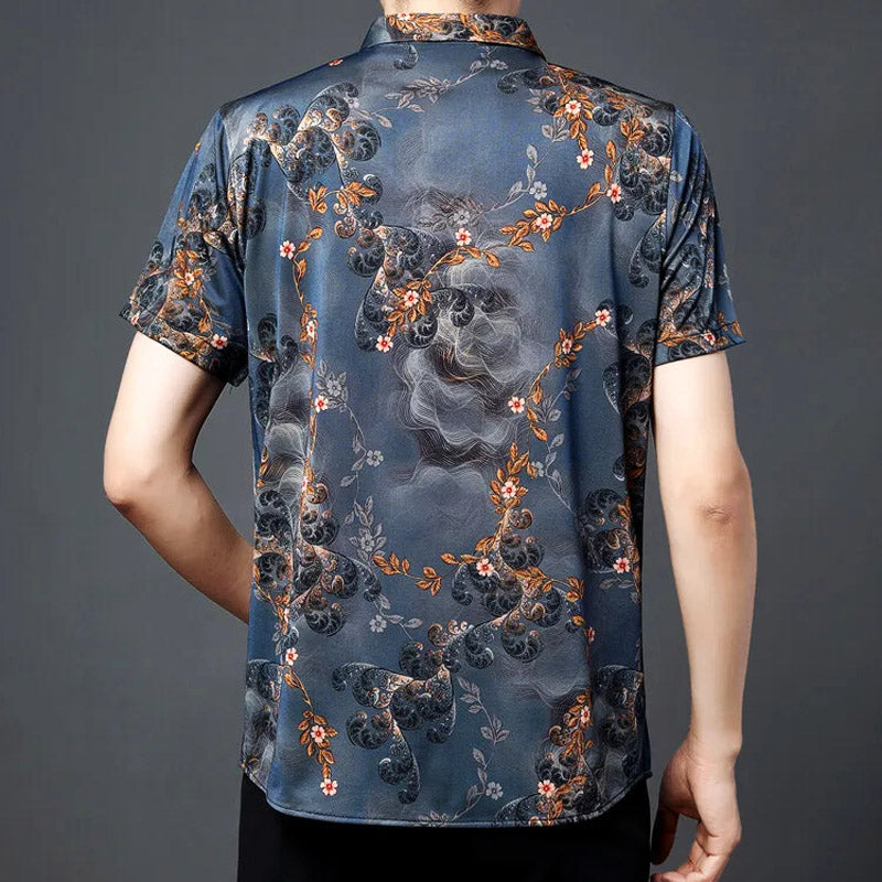 Andrei Fiori Laahana Collection - Short Sleeve Button-Up Shirt