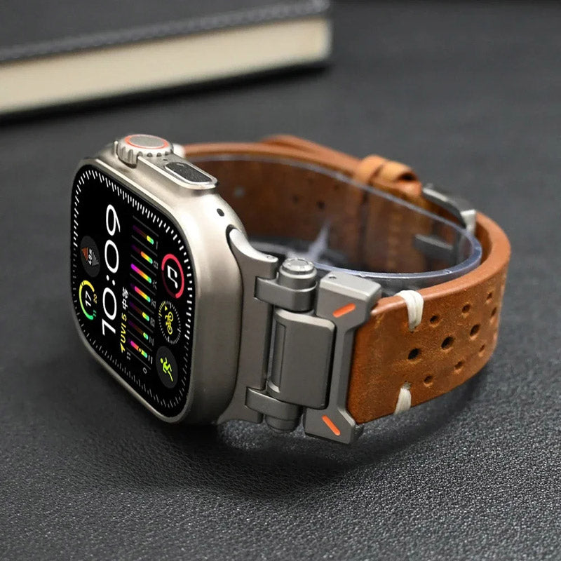 Marconi Genuine Leather Apple Watch Strap