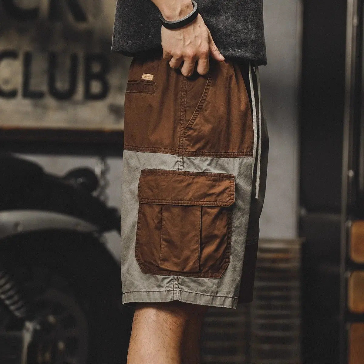 Patchwork Shorts