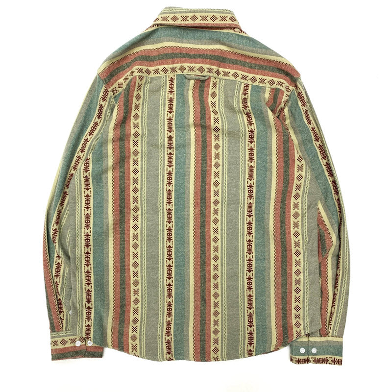 Global Heritage Striped Cotton Shirt