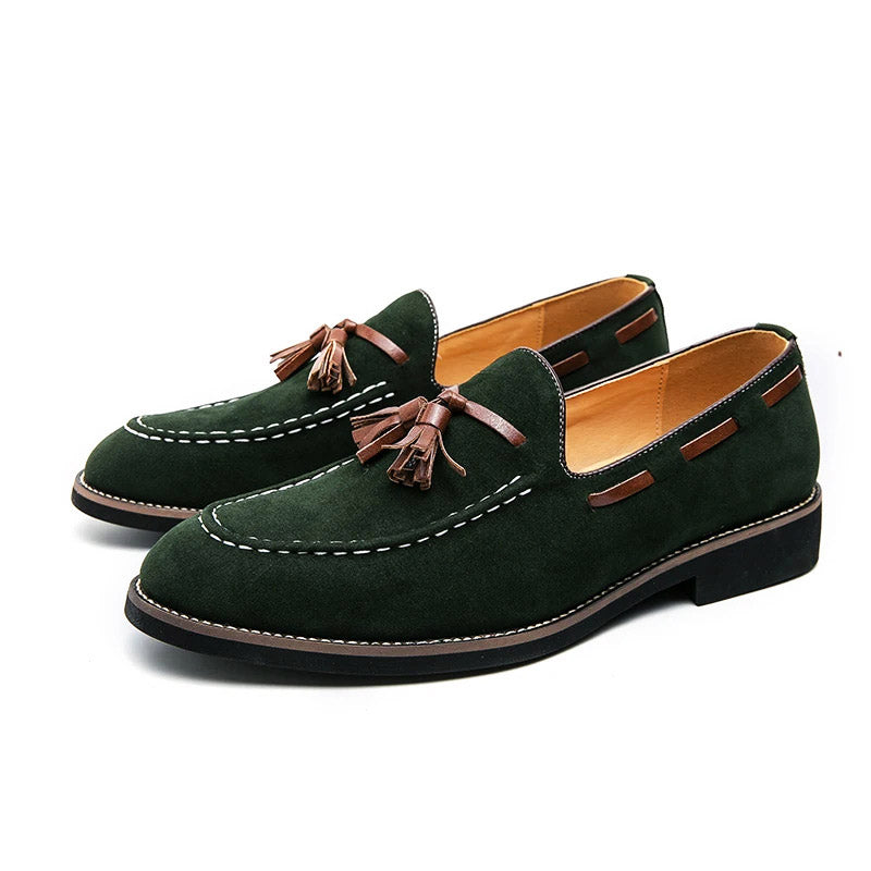 Lucca Suede Tassel Loafer