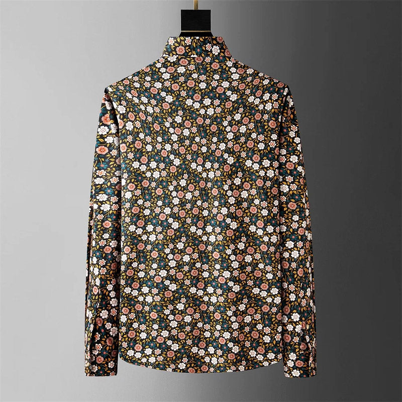 Andrei Fiori Moloka Collection - Long Sleeve Button-Up Shirt