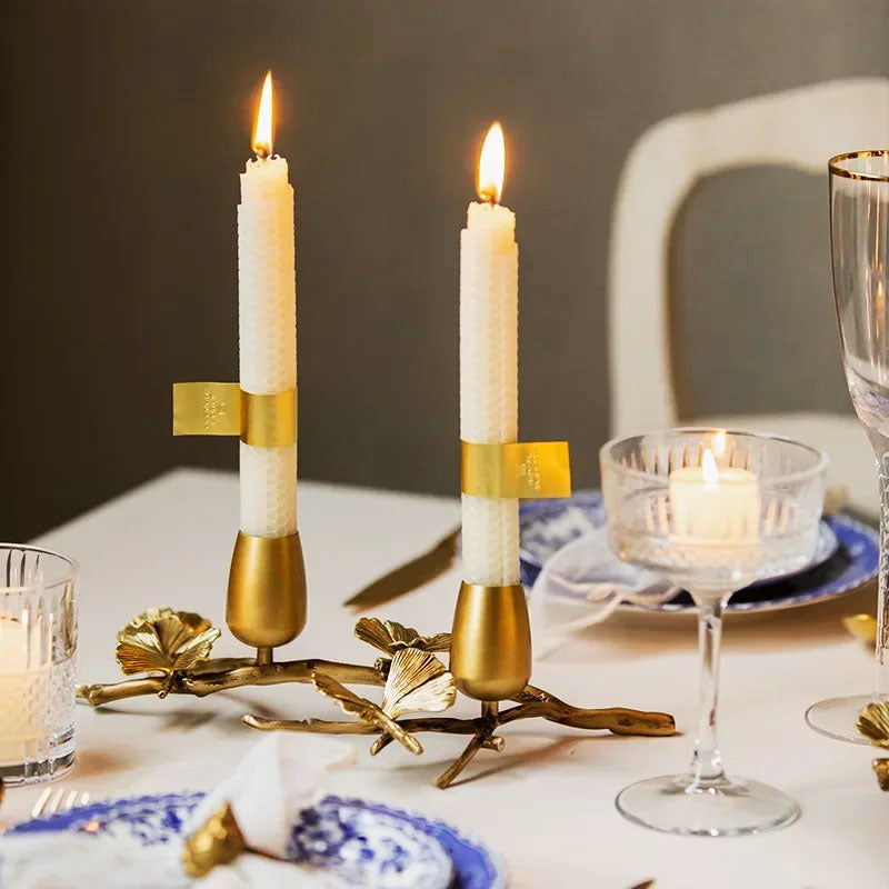 Butterfly Brass Candle Holders