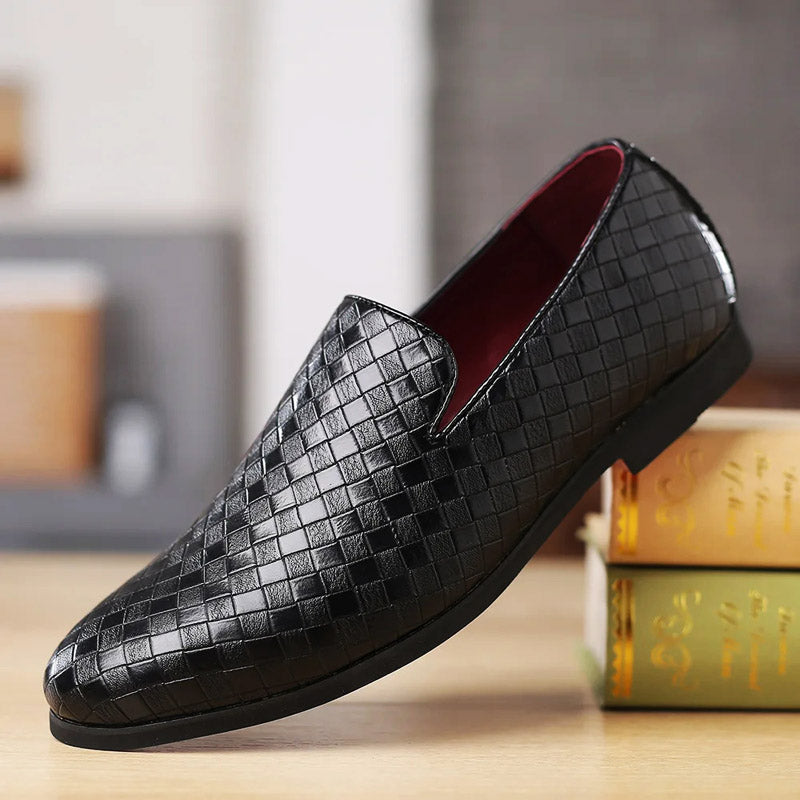 Paulo Woven Leather Loafer