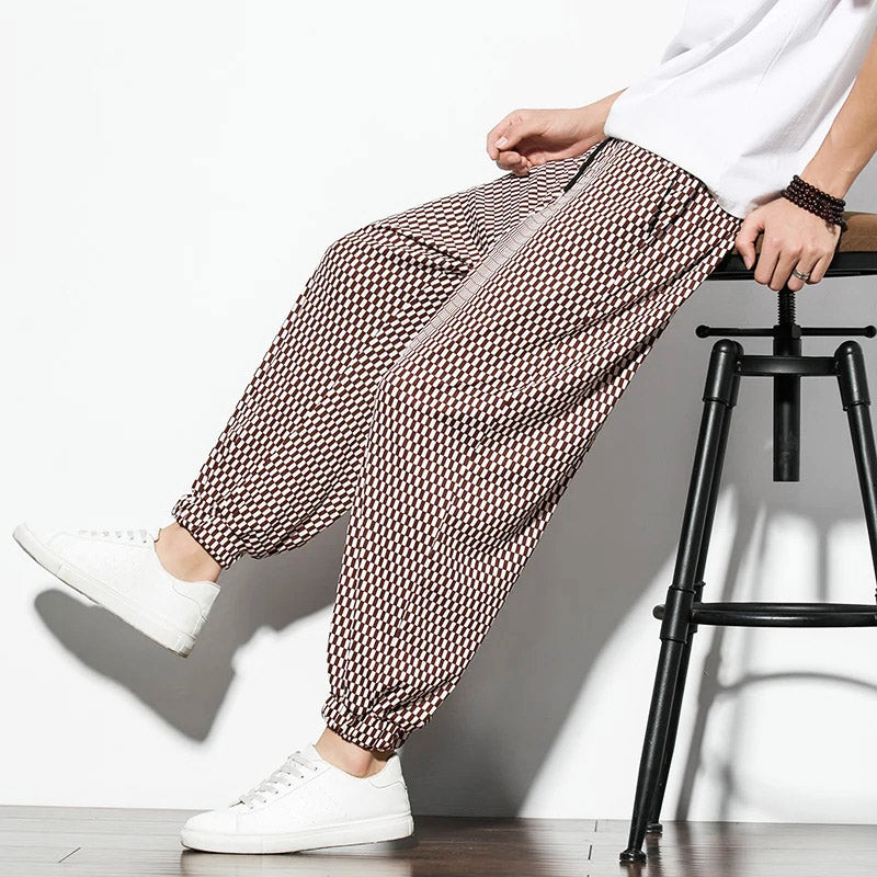 Woodley Checkered Relaxed Fit Jogger