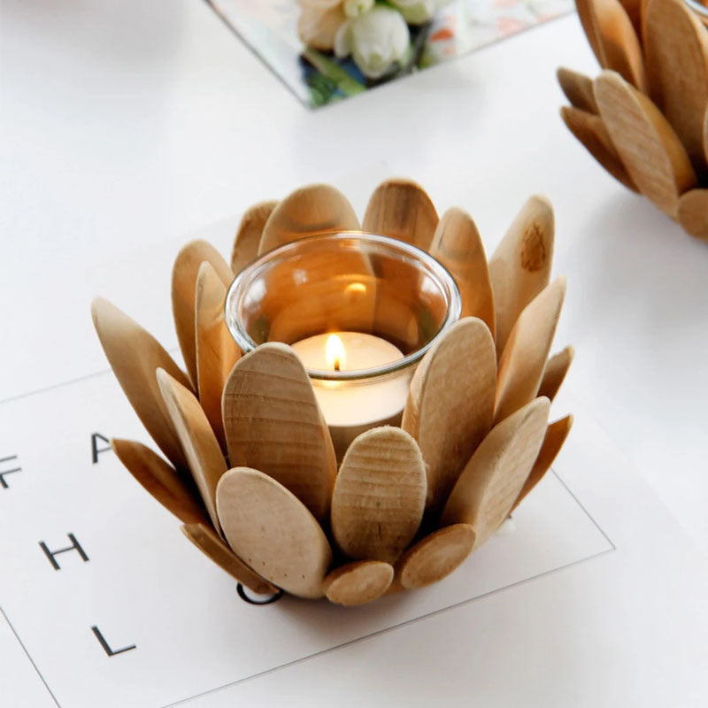 Blooming Lotus Candle Holder