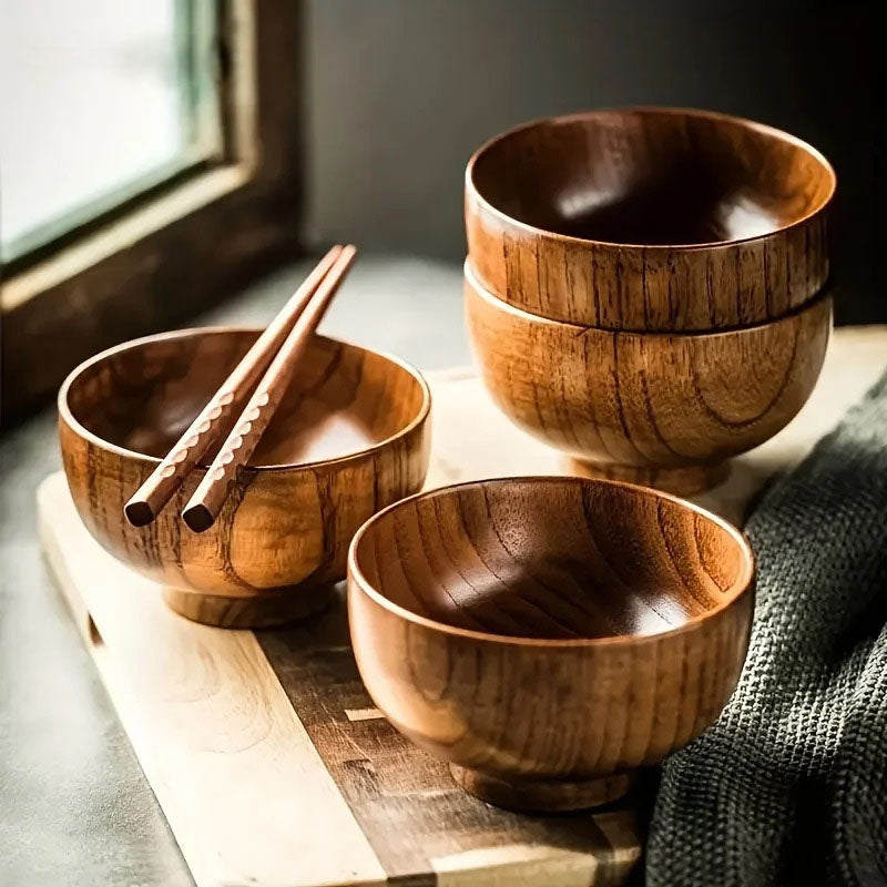 Acacia Wood Serving Bowl