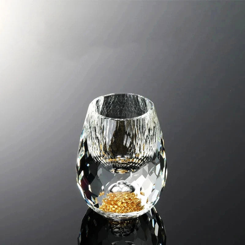 Diamond Cut Crystal Shot Glass