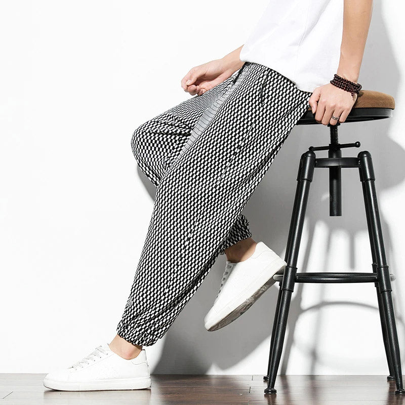 Woodley Checkered Relaxed Fit Jogger