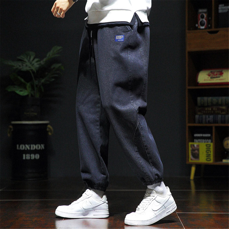 Washed Jersey Denim Jogger