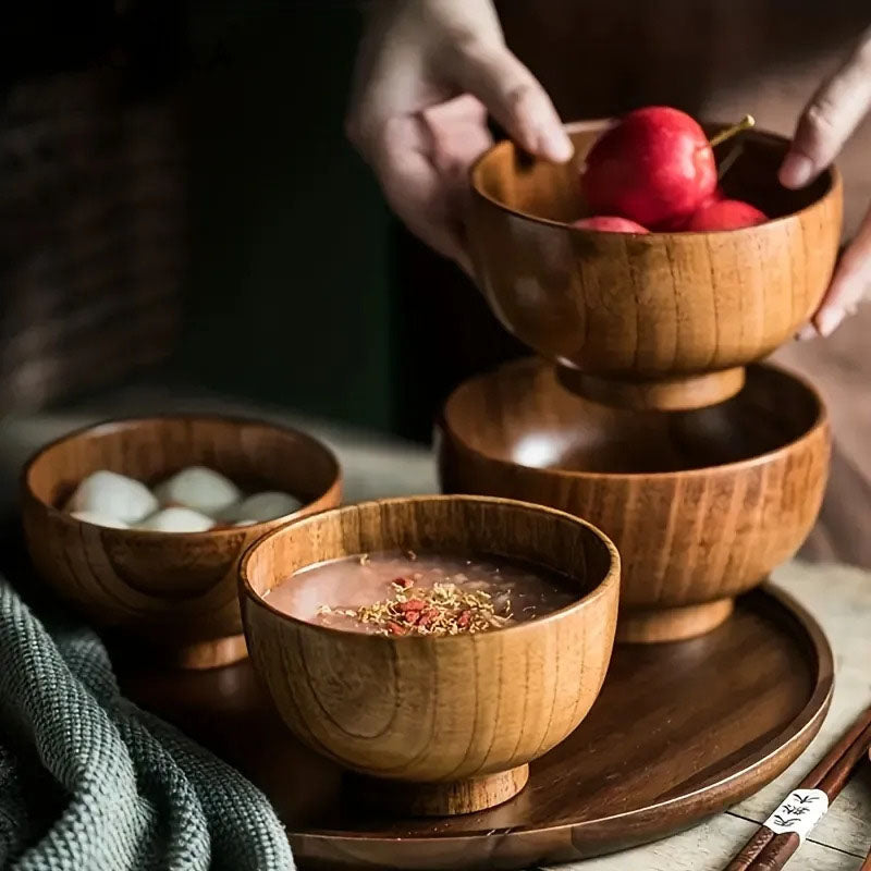 Acacia Wood Serving Bowl