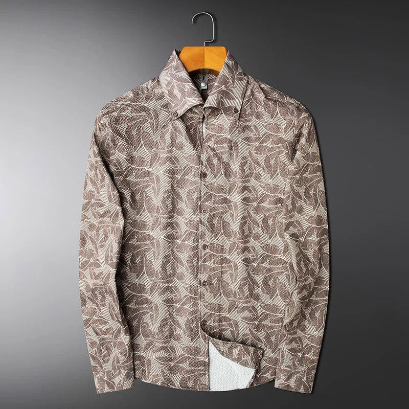 Dan Smith Moku Collection - Long Sleeve Button Up Shirt