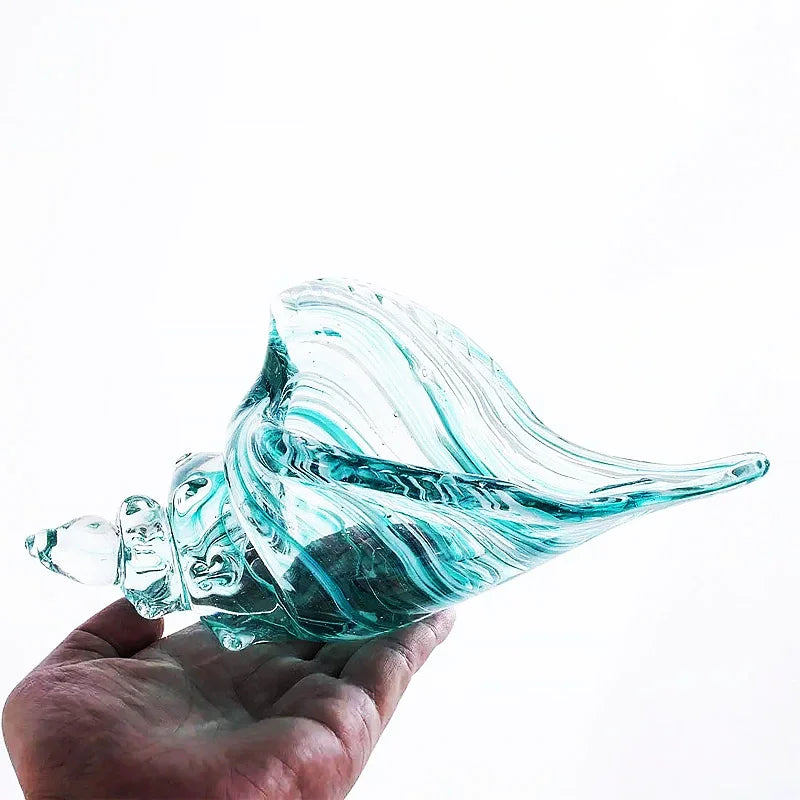 West Palm Hand Blown Glass Conch