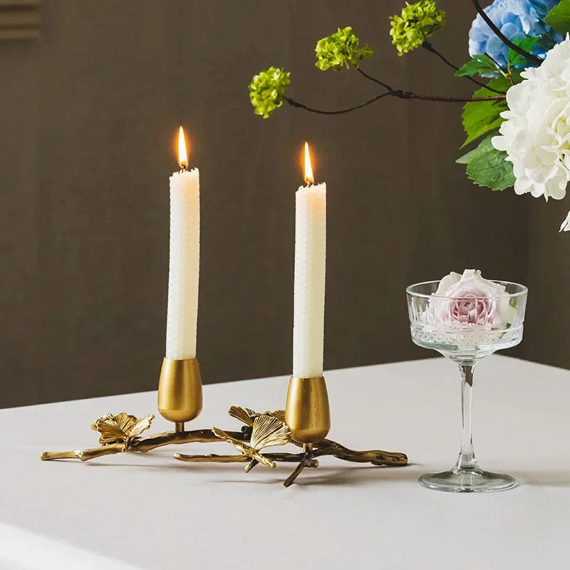 Butterfly Brass Candle Holders